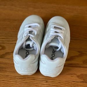 Girls Cheer White Shoes Size 13
